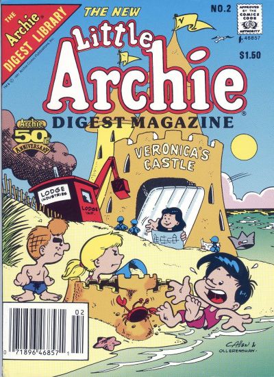 Cover for Little Archie Digest Magazine (Archie, 1991 series) #2 [Newsstand]
