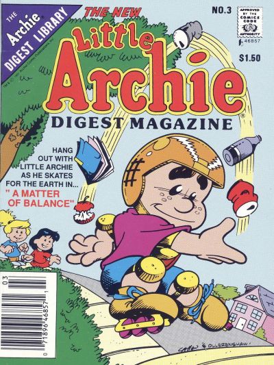 Cover for Little Archie Digest Magazine (Archie, 1991 series) #3 [Newsstand]