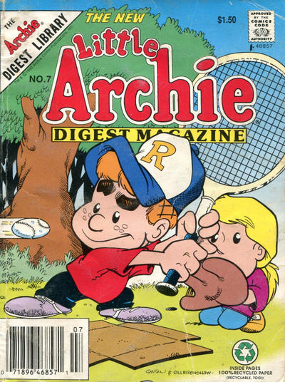 Cover for Little Archie Digest Magazine (Archie, 1991 series) #7 [Newsstand]