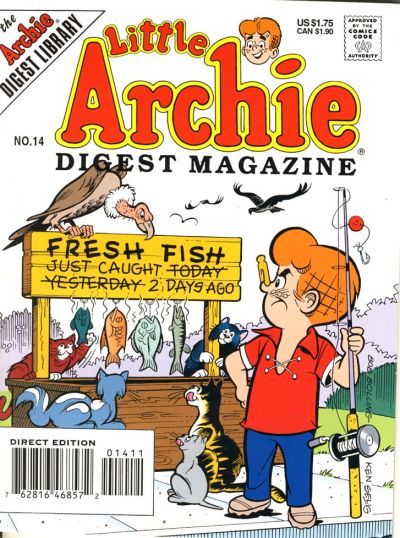 Cover for Little Archie Digest Magazine (Archie, 1991 series) #14 [Direct Edition]