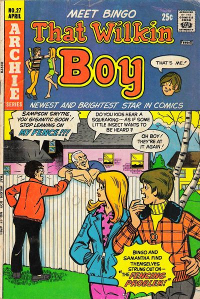 Cover for That Wilkin Boy (Archie, 1969 series) #27