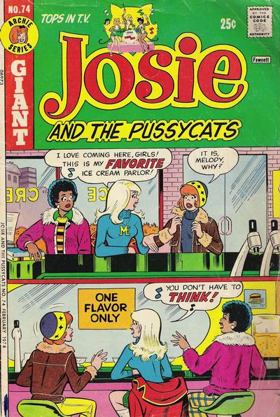 Cover for Josie and the Pussycats (Archie, 1969 series) #74