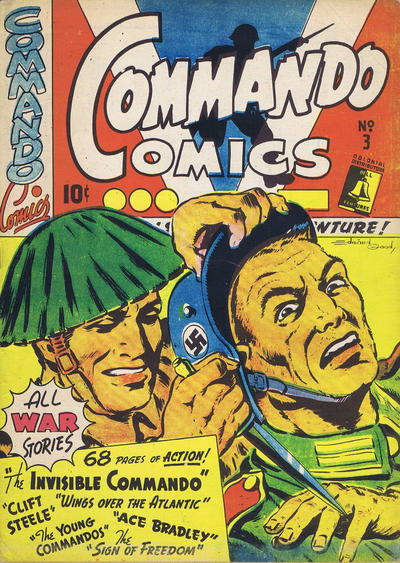 Cover for Commando Comics (Bell Features, 1942 series) #3