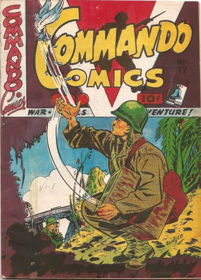 Cover for Commando Comics (Bell Features, 1942 series) #17