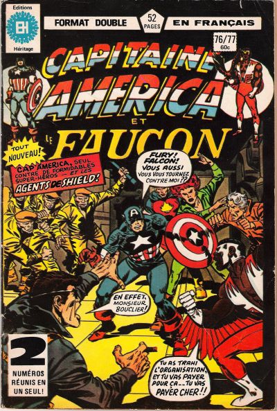 Cover for Capitaine America (Editions Héritage, 1970 series) #76/77