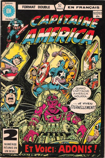 Cover for Capitaine America (Editions Héritage, 1970 series) #102/103