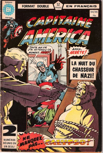 Cover for Capitaine America (Editions Héritage, 1970 series) #104/105