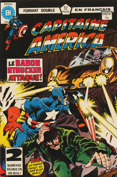 Cover for Capitaine America (Editions Héritage, 1970 series) #106/107
