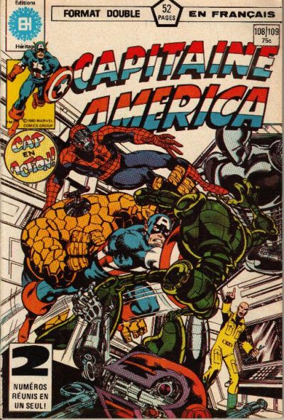 Cover for Capitaine America (Editions Héritage, 1970 series) #108/109