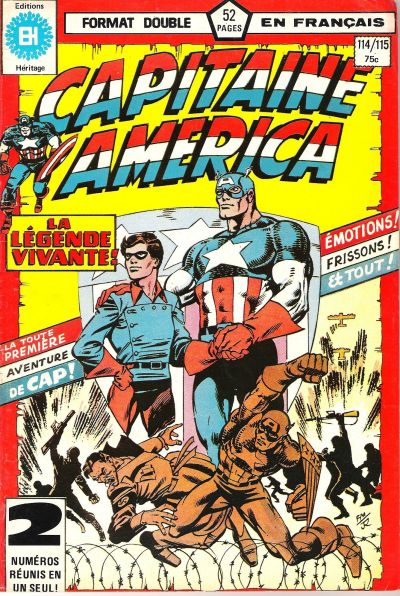 Cover for Capitaine America (Editions Héritage, 1970 series) #114/115