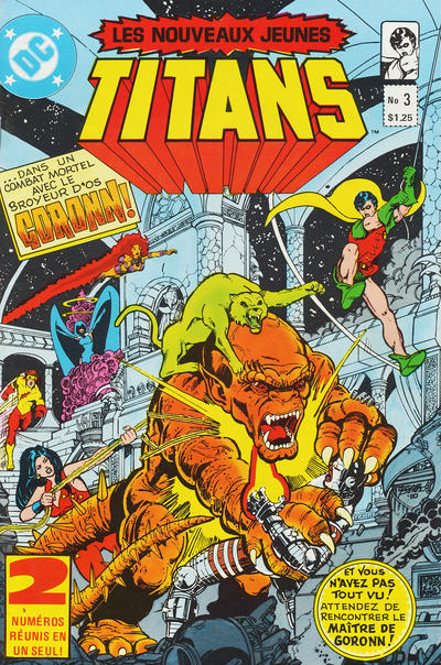 Cover for Les Nouveaux Jeunes Titans (Editions Héritage, 1984 series) #3