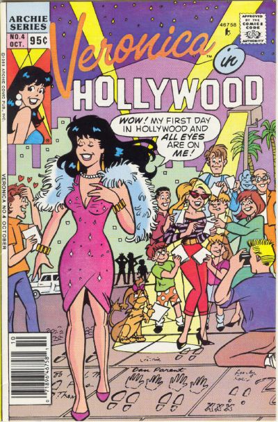 Cover for Veronica (Archie, 1989 series) #4 [Newsstand]