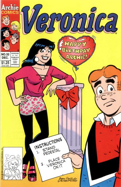 Cover for Veronica (Archie, 1989 series) #32 [Direct]
