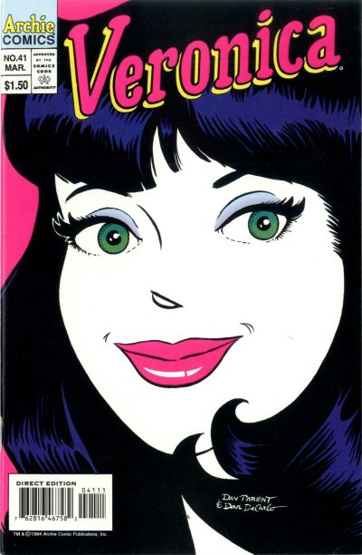 Cover for Veronica (Archie, 1989 series) #41 [Direct Edition]