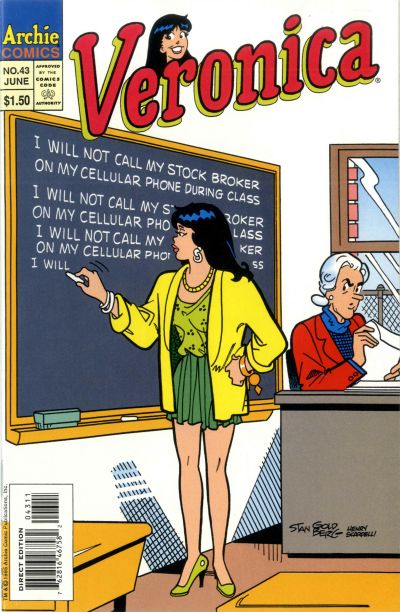 Cover for Veronica (Archie, 1989 series) #43 [Direct Edition]