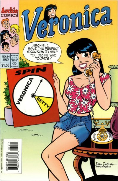 Cover for Veronica (Archie, 1989 series) #44 [Direct Edition]