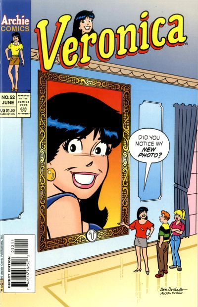 Cover for Veronica (Archie, 1989 series) #52 [Direct Edition]