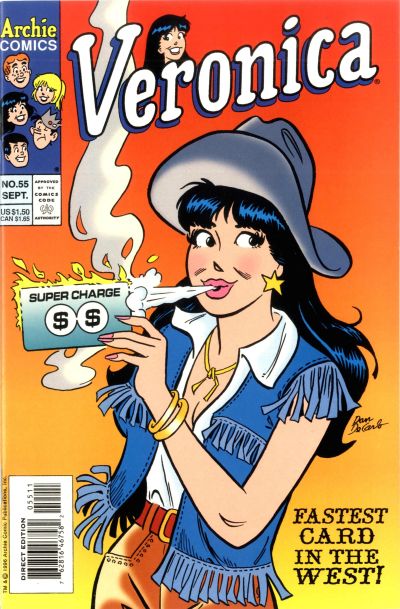 Cover for Veronica (Archie, 1989 series) #55 [Direct Edition]