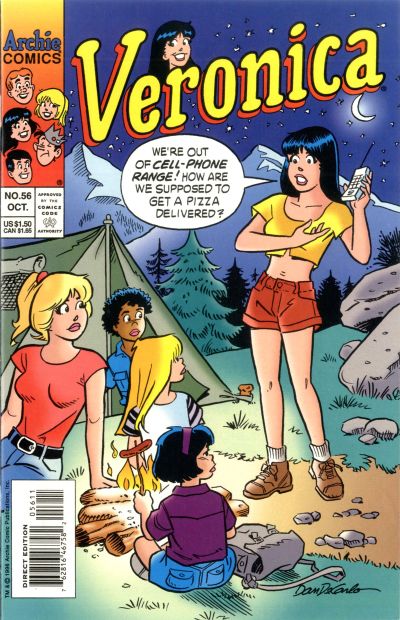 Cover for Veronica (Archie, 1989 series) #56 [Direct Edition]