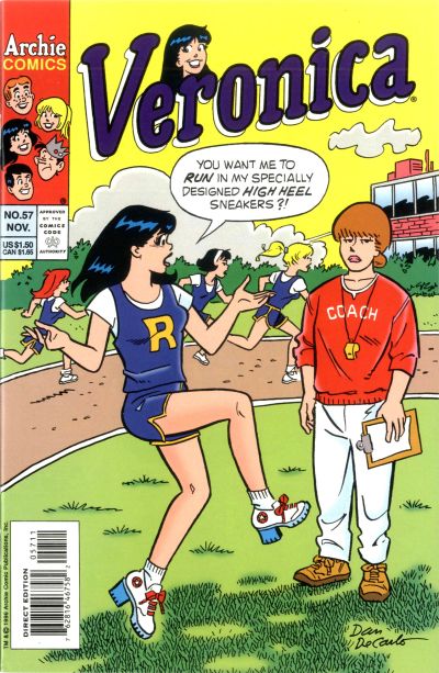 Cover for Veronica (Archie, 1989 series) #57 [Direct Edition]