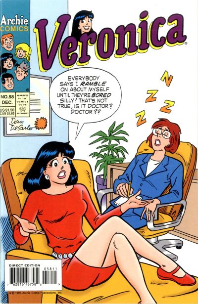 Cover for Veronica (Archie, 1989 series) #58 [Direct Edition]