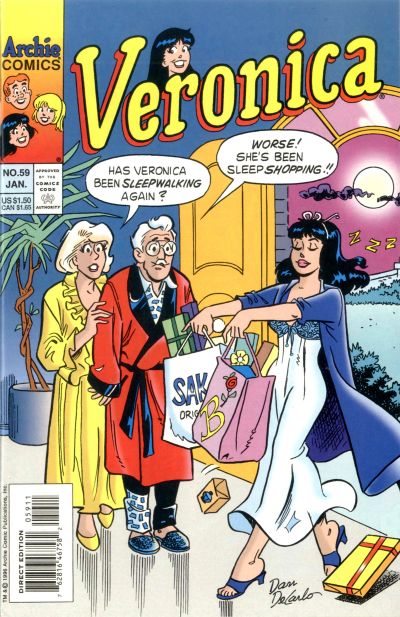 Cover for Veronica (Archie, 1989 series) #59 [Direct Edition]