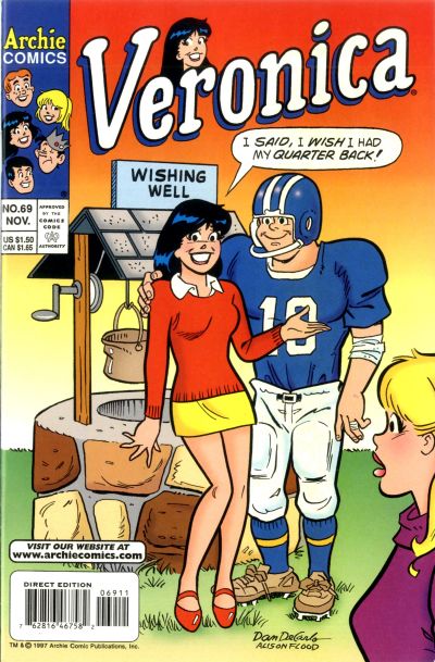 Cover for Veronica (Archie, 1989 series) #69 [Direct Edition]