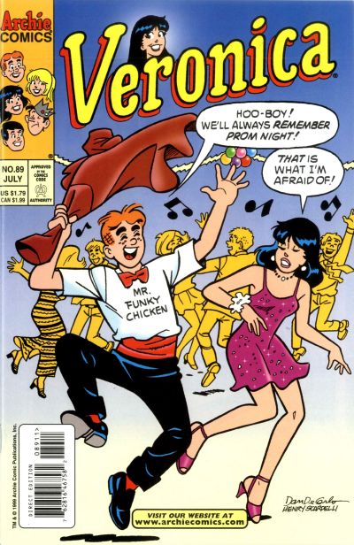 Cover for Veronica (Archie, 1989 series) #89 [Direct Edition]