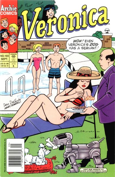 Cover for Veronica (Archie, 1989 series) #103 [Newsstand]