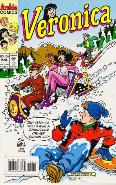 Cover for Veronica (Archie, 1989 series) #109 [Direct Edition]