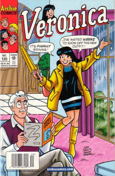 Cover for Veronica (Archie, 1989 series) #120 [Newsstand]