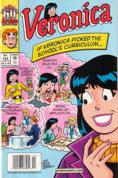 Cover for Veronica (Archie, 1989 series) #124