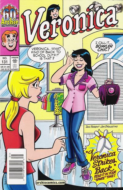 Cover for Veronica (Archie, 1989 series) #131 [Newsstand]