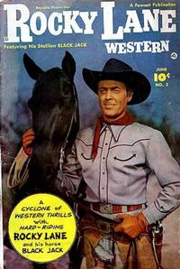 Cover for Rocky Lane Western (Fawcett, 1949 series) #2