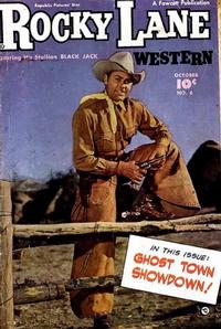 Cover Thumbnail for Rocky Lane Western (Fawcett, 1949 series) #6