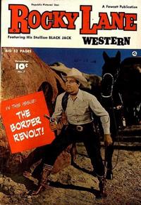 Cover Thumbnail for Rocky Lane Western (Fawcett, 1949 series) #7