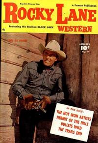 Cover Thumbnail for Rocky Lane Western (Fawcett, 1949 series) #9