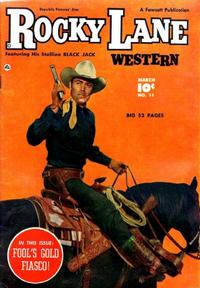 Cover Thumbnail for Rocky Lane Western (Fawcett, 1949 series) #11
