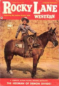 Cover Thumbnail for Rocky Lane Western (Fawcett, 1949 series) #14