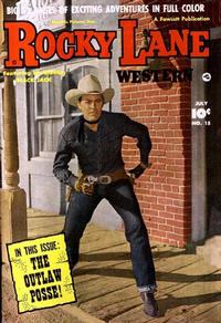 Cover Thumbnail for Rocky Lane Western (Fawcett, 1949 series) #15