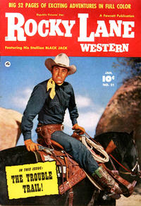 Cover Thumbnail for Rocky Lane Western (Fawcett, 1949 series) #21