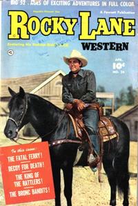 Cover Thumbnail for Rocky Lane Western (Fawcett, 1949 series) #24