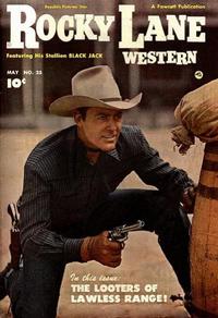 Cover for Rocky Lane Western (Fawcett, 1949 series) #25