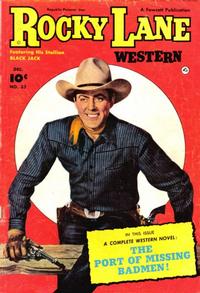 Cover Thumbnail for Rocky Lane Western (Fawcett, 1949 series) #32