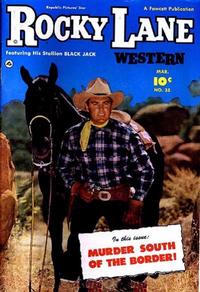 Cover for Rocky Lane Western (Fawcett, 1949 series) #35
