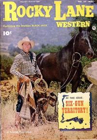 Cover Thumbnail for Rocky Lane Western (Fawcett, 1949 series) #37