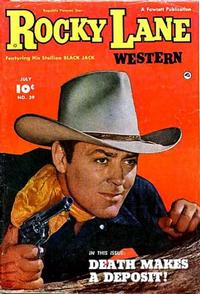 Cover Thumbnail for Rocky Lane Western (Fawcett, 1949 series) #39