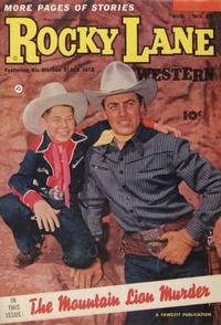 Cover Thumbnail for Rocky Lane Western (Fawcett, 1949 series) #52