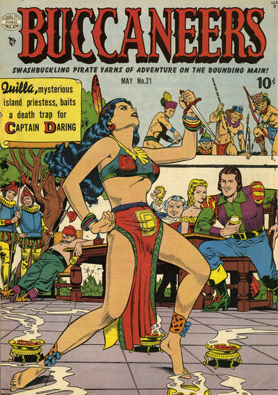 Cover for Buccaneers (Quality Comics, 1950 series) #21