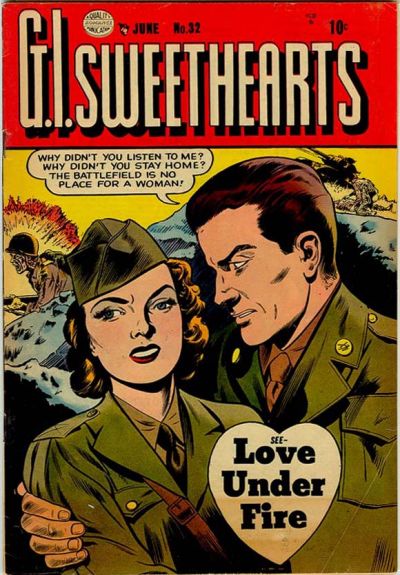 Cover for G.I. Sweethearts (Quality Comics, 1953 series) #32